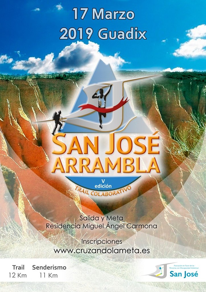 Cartel V San JOsé Arrambla - Trail Colaborativo