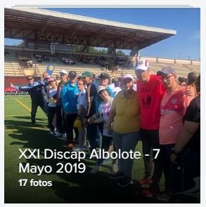 participantes en el Discap-2019 de Albolote